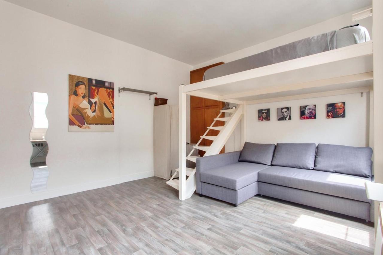 Montmartre Superbe Studio Paris Free Netflix Luaran gambar
