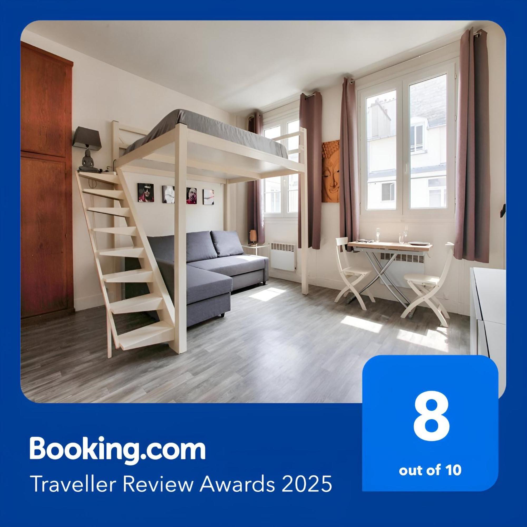 Montmartre Superbe Studio Paris Free Netflix Luaran gambar