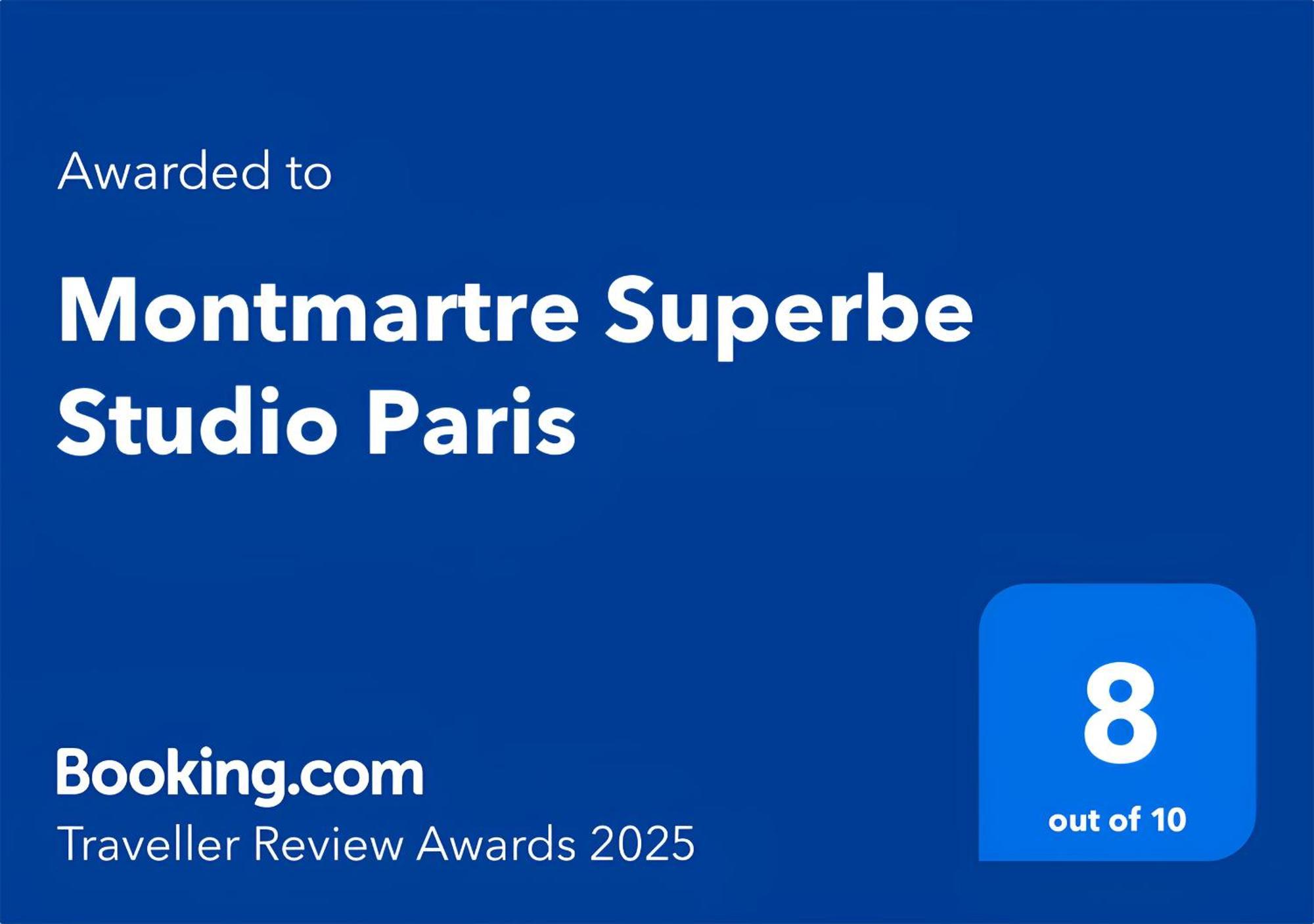 Montmartre Superbe Studio Paris Free Netflix Luaran gambar